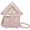 Pink, variant on Hsqqdc Lolita House Shaped Shoulder Bag, Pearl Chain Adorable Handbag for Casual Daily Use