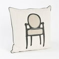 thumbnail image 1 of SARO 1040.N18S Chaise Design en Duvet Rempli Coussin - Naturel, 1 of 1