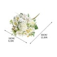 thumbnail image 3 of Beautiful Artificial Silk Rose Bouquet - High-End Fake Flowers Arrangement, Wedding Valentines Bridal Decor, Classic Home Decoration Fake Flowers, Elegant Floral Easter Decor, 1pc, 3 of 7