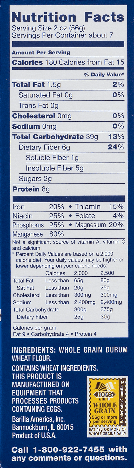 Barilla Lasagna Noodles Nutrition Besto Blog