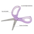 thumbnail image 2 of Pen+Gear 5-inch Blunt-Tip Kids Scissors, Ages 4-7, School Supplies, 2-Pack, Purple and Pink, 2 of 9