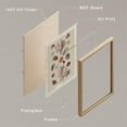 thumbnail image 4 of PixonSign Framed Wall Art Old-World Shell Collection Maritime Themed Posters, Set of 4 Classic Vintage Seaside Canvas Prints, Retro Nature Landscape Prints Wall Décor for Home - 12"x16" Natural, 4 of 5