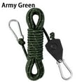 thumbnail image 1 of 4mm 4m with Buckle Wind Rope Camping Equipment Tent Fixed Rope Lanyard Ropes Survival Paracord Reflective Camping Rope ARMY GREEN, 1 of 8