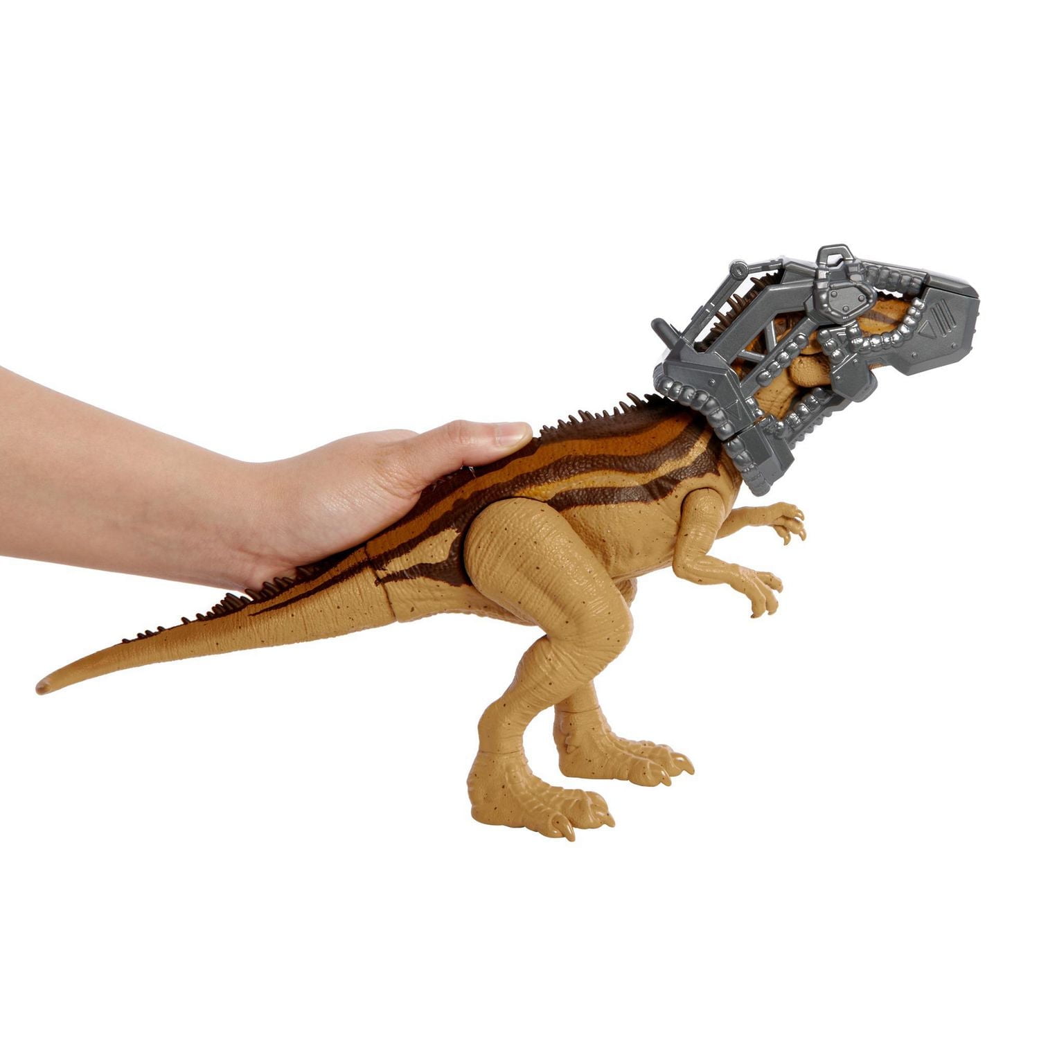 Jurassic World Mega Destroyers Carcharodontosaurus Figurine Méga Ravageurs, dès 4 ans