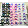 thumbnail image 6 of LELINTA 2Packs Retro Mosaic Kaleidoscope Sunglasses Special Lens Men Women Designer Cosplay Goggles Glasses Black Clear Pink, 6 of 9