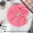 thumbnail image 5 of Jumbo Cotton Scrunchie - Salmon, 5 of 5