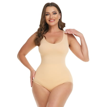 

COMFREE Shapewear for Women Tummy Control Body Shaper Tank Top Fajas Colombianas Waist Trainer Corset Bodysuit Tank Tops