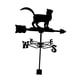 thumbnail image 5 of Adorno de veleta para techo, 75 cm de alto, estilo clásico, indicador de dirección del viento gato, 5 of 9