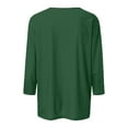 thumbnail image 4 of Xuyuer St. Patrick's Day Womens 3/4 Sleeve Crew Neck Spring T-Shirts Merry and Bright Casual Pullover Graphic Tee Tops Cute Tunic Tops Basic Tees Blouses Business Work Tee Top, 4 of 5