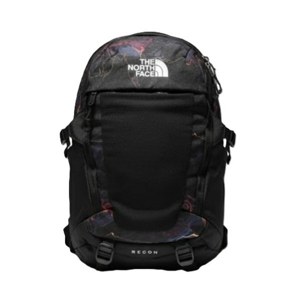 The North Face Unisex Recon Backpack, TNF Black Trail Glow Print/TNF Black