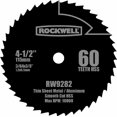 thumbnail image 1 of Rockwell RW9282 4 1/2-Inch 60T High Speed Steel Compact Circular Saw Blade, 1 of 3