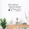 thumbnail image 2 of 1 Sheet I Know You Quotes Wall Stickers Vinyl Wall Decor Stickers DIY Saying Wall Art Decal Sticker Home Decoration for Living Room Bedroom Bathroom Black(58x34cm), 2 of 8