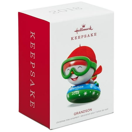- Hallmark Keepsake 2018 Grandson Snowman Ornament