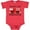 Vintage Red, variant on Inktastic Grandpa's Little Firefighter Boys Baby Bodysuit
