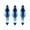 3PC #46, variant on 3-Pack Halloween Ghost Girl Garden Stake Lights, Spooky Glowing Blue Floating Phantom Acrylic Yard Decor, Scary Landscape Lighting for Welcome Trick-or-Treaters Neighbors