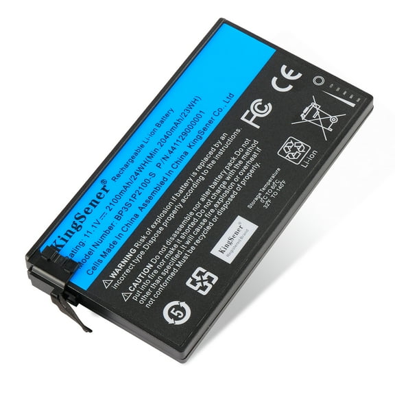 Kingsener BP3S1P2100-S BP3S1P2100 Laptop Replacement Battery for Getac V110 Series Rugged Notebook 441129000001 11.1V 24Wh/2100mAh