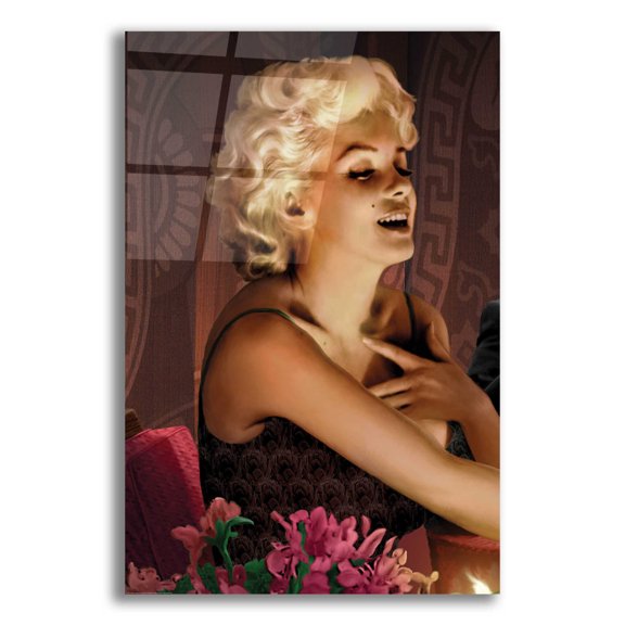 Epic Art 'Marilyn's Touch' by Chris Consani, Acrylic Glass Wall Art, 12"x16"