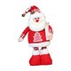 thumbnail image 3 of Muñeca navideña de pierna larga Figuras de muñecas navideñas Pierna extensible Tejido creativo Papá Noel, 3 of 9
