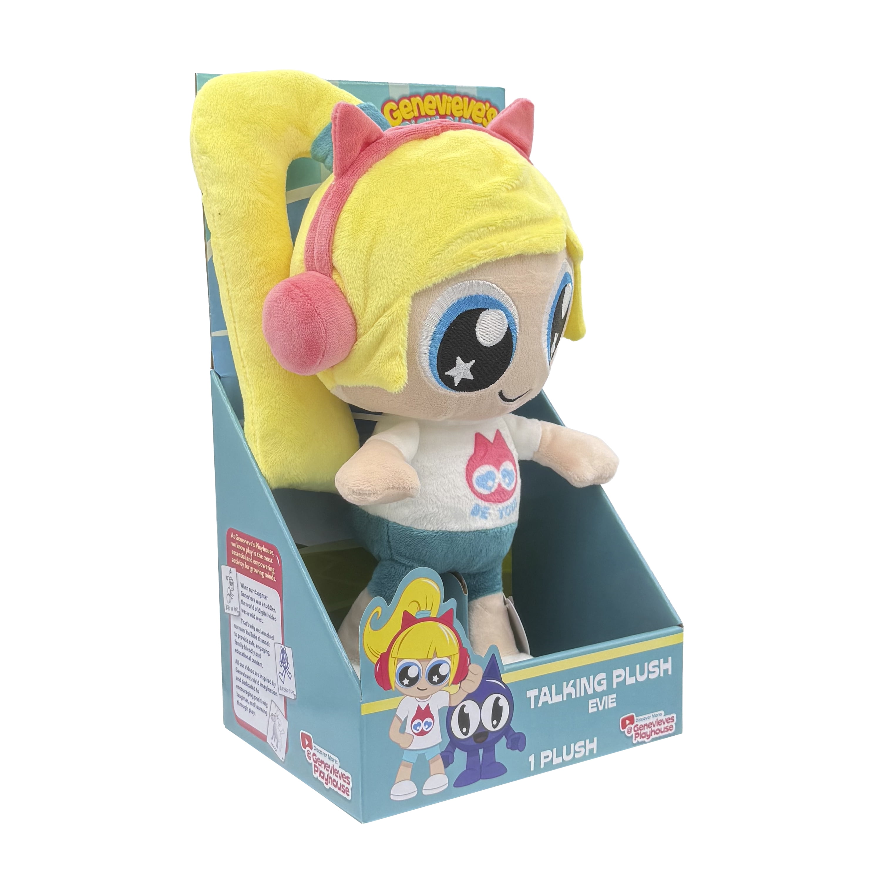 Genevieve's Playhouse Talking Plush Toy – Educational and Interactive Learning, Ages 3+