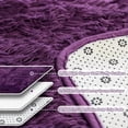thumbnail image 4 of Pentantan 9ft x 12ft Shag Area Rugs, Fluffy Rug for Living Room Bedroom, Soft Plush Pile Indoor Carpet, Purple, 4 of 7