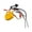Yellow, variant on Yammee Portable PU Leather Handbag Pendant Keychain Wallet Fashion Bag Charm Accessory