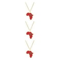 thumbnail image 2 of maskred Match Versatile Necklace With Any Outfit For Fashionable Look Stainless Steel As Shown 3Set, 2 of 6