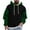 #03 Green, variant on Men's Hoodies Color Block Checked Printed Sweatshirts with Pockets Fleece Lined Hooded Pullover Fall Outwears Work Wear Sweaters Hoody Long Sleeve Tops Sportswear Hoodie for Men