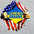 thumbnail image 3 of CafePress - I Stand With Ukraine Support U Long Sleeve T Shirt - Womens Baseball Tee, 3 of 4