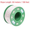 thumbnail image 3 of Unique Bargains Recoil start Rope 4.5mm 3/16 Inch Dia 60m 196ft Polyester Pull Cord White Red for Engine Replacement Part, 3 of 4