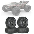 thumbnail image 4 of lanema Set of 4 Remote Control Wheel Tires for Crawlers Car Model Rubber Wheel Tires for Remote Control Accessories, 4 of 8