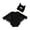 Black, variant on YunPes Halloween Baby Clothes Bat Winged Long Sleeve Bodysuit with Vampire Ear Beanie Infant Newborn Adorable Party Wear Family Photos
