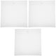 thumbnail image 1 of Carpeta de plástico transparente de 3 piezas con cierre de velcro, organizador expandible para documentos, sobres de polietileno, carpetas para oficina, 1 of 7