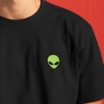 thumbnail image 5 of Dalix Alien Heavyweight Soft Tee Short Sleeve Cotton Shirt Mens in Black S Small, 5 of 5
