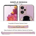 thumbnail image 6 of Compatible with Poco F5 Case for Women Men, Ultra Soft Xiaomi Poco F5 Phone Case with Stand Silicone TPU Plating Cute Astronaut Pattern Cases Cover (Purple), 6 of 12