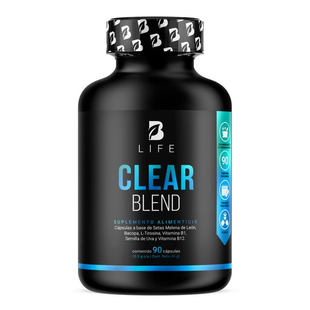 Clear Blend De 90 Cáps. Ingredientes naturales. B Life.