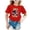 Red-a, variant on HNMKIU Girls Graphic T-Shirt Short Sleeve Letter Print Soccer Ball Crew Neck Tee for Toddler Kids Red-a,6-7 Years