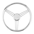 thumbnail image 1 of Yacht Steering Wheel,13-1 / 2 Inch Spoke Steering Wheel Boat Steering Wheel Top-Notch Performance, 1 of 8