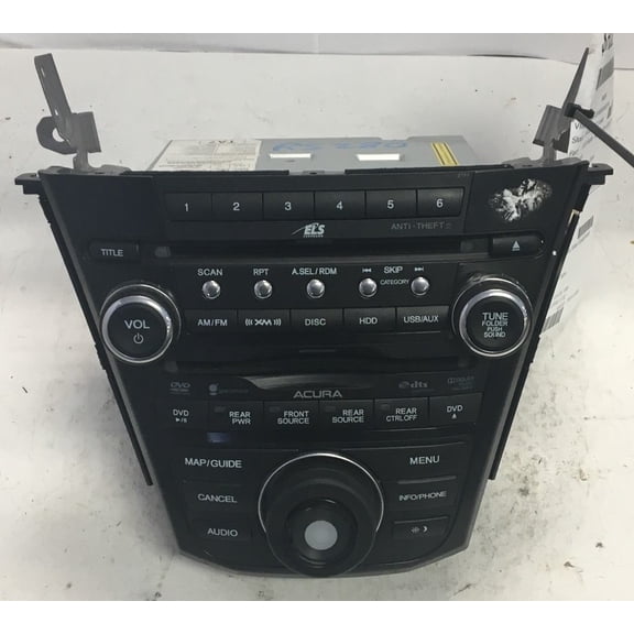 Pre-Owned 10-11 Acura MDX AM FM CD Player Radio Receiver Face ID 2TF1 w/ Navigation OEM - Verify Specific Vehicle Fitment In Description - (Good)