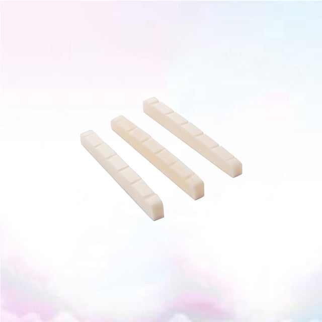 unbranded 3Ud Musical Instrument Nut De Hueso Natural Marfil Para Guitarra Con Mejor Sonido