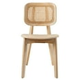thumbnail image 5 of Modway Habitat 18" Wood and Rattan Dining Side Chair in Gray, 5 of 9