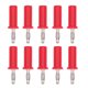 thumbnail image 1 of Conector de altavoz soldado de latón ABS, conector Banana para instrumentos electrónicos, 4mm, 10 Uds., 1 of 8