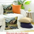 thumbnail image 4 of ZFLMY Bear Throw Pillow Covers  for Kids Boys Girls Wild Animal Cushion Case  Rustic Cabin Country Decor Pillowcase Nature Wildlife Bear Bedroom Decor 20x20in, 4 of 5