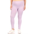 thumbnail image 3 of MOA COLLECTION Women's Plus Size Solid High Waist Full Length Leggings, 3 of 8