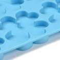 thumbnail image 4 of 5pcs Clover Silicone Molds Resin Casting Molds for UV Resin & Epoxy Resin Jewelry Making Light Sky Blue 85x127x8mm Hole: 3mm Inner Diameter: 40x21mm, 4 of 4
