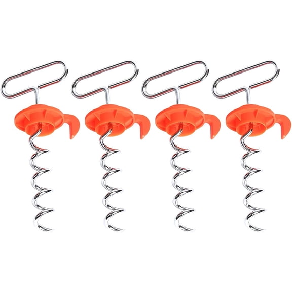 EZ-Tent-Stayk (4 Pack): Secure Stakes for Tents, Canopies, & More - No Hammer Needed!