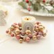 thumbnail image 4 of Xihbxyly Candelabro Navideño, Elegante Diseño de Anillo de Cuentas, Estilo Moderno, Material de Hierro Plástico Duradero, Decoración para El Hogar y La Sala de Estar, Celebración Navideña, Tamaño de, 4 of 6