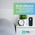 thumbnail image 2 of KIKI Pure A2 UV & 3 Stage H13 HEPA Air Purifier, Silver, 2 of 9