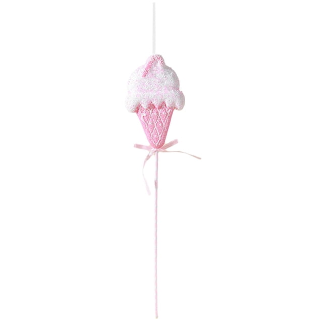 Adorno colgante para de Navidad, decoración navideña, colgante artesanal duradero para dormitorio, restaurante, apartamento de año Nuevo , Cono con varilla
