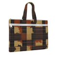 thumbnail image 2 of Handbag File Bag 15×10.6in Large Capacity Double Pocket Designed For Work Travel Travel Shopping Plaid Fall Camo Brown_1, 2 of 8