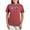 Crimson Red, variant on CafePress - Peace Love Golf - Womens Comfort Colors® Shirt